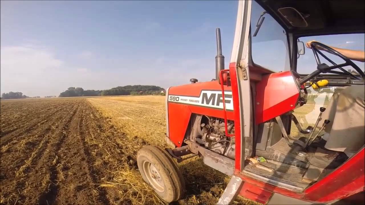 Stoppelsturz►MF 590►am grubbern►2O14►GoPro
