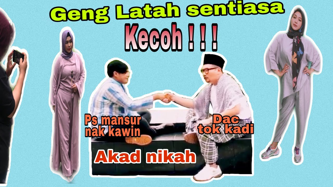 Geng Latah sentiasa kecoh | koleksi Latah #artismalaysia #iedamoin #psmansur #opocotlatah #melatah