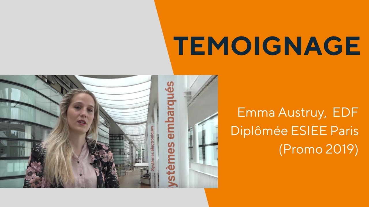 Emma Austruy, EDF - Diplômée ESIEE Paris (promo 2019)