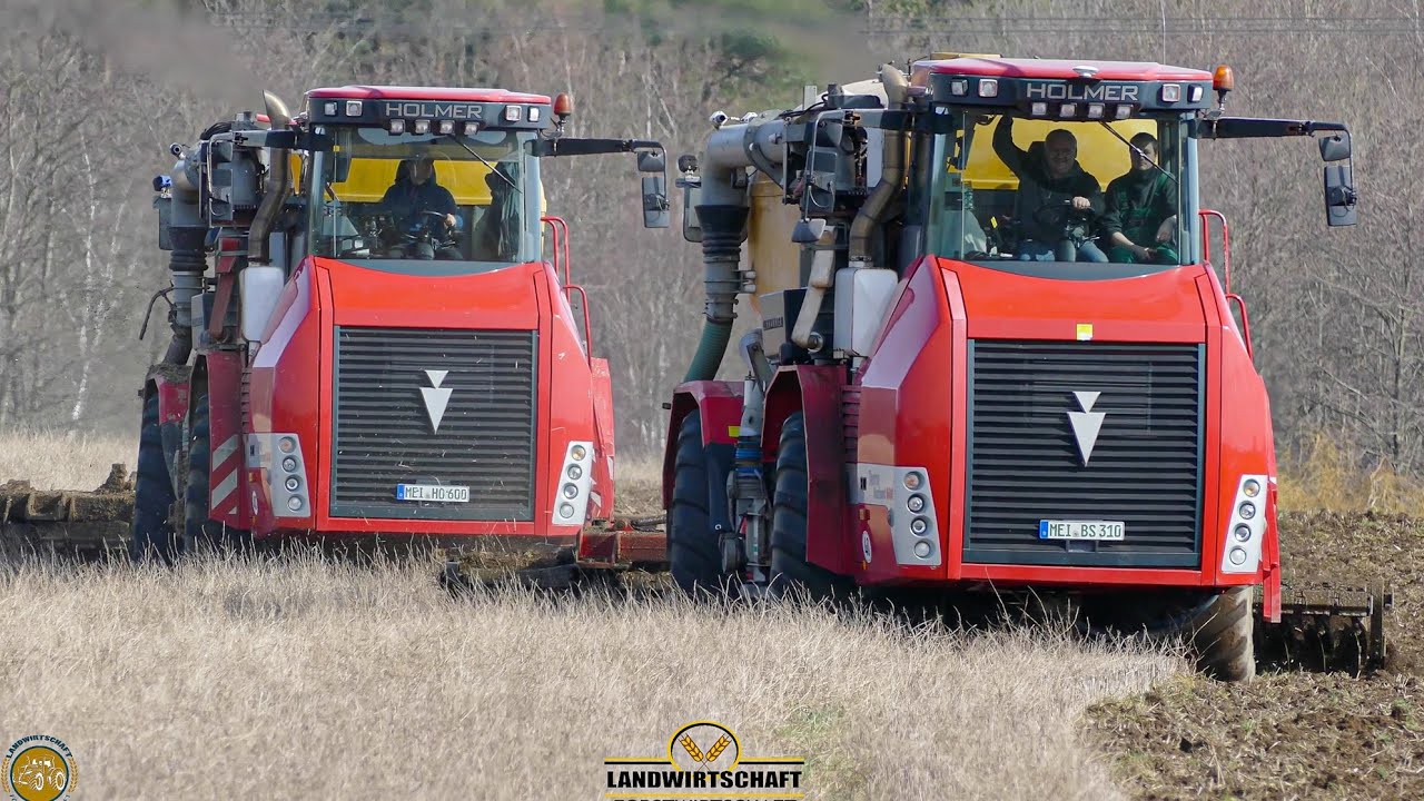 LU Agrar BS GmbH 2X Holmer Terra Variant 600 mit Zunhammer Aufbau & 2X Mercedes Actros Güllewagen