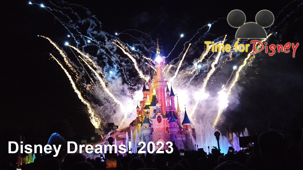 Disneyland-Feuerwerk 2023: Disney Dreams mit Peter Pan, Aladdin, Rapunzel, Küss den Frosch, Merida