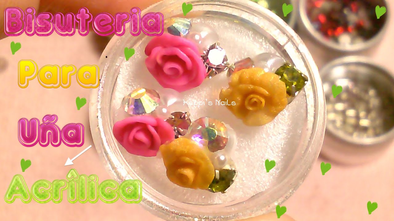Como hacer ''Bisutería'' (Uñas acrílicas)