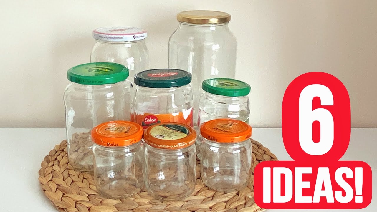 DIY 💫 6 Stylish Ideas With Glass Jars! Home Decor