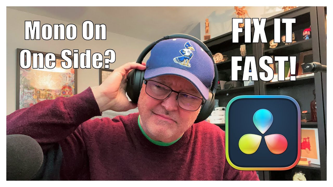 Mono & Stereo Audio Fix in DaVinci Resolve (Beginner Friendly!)