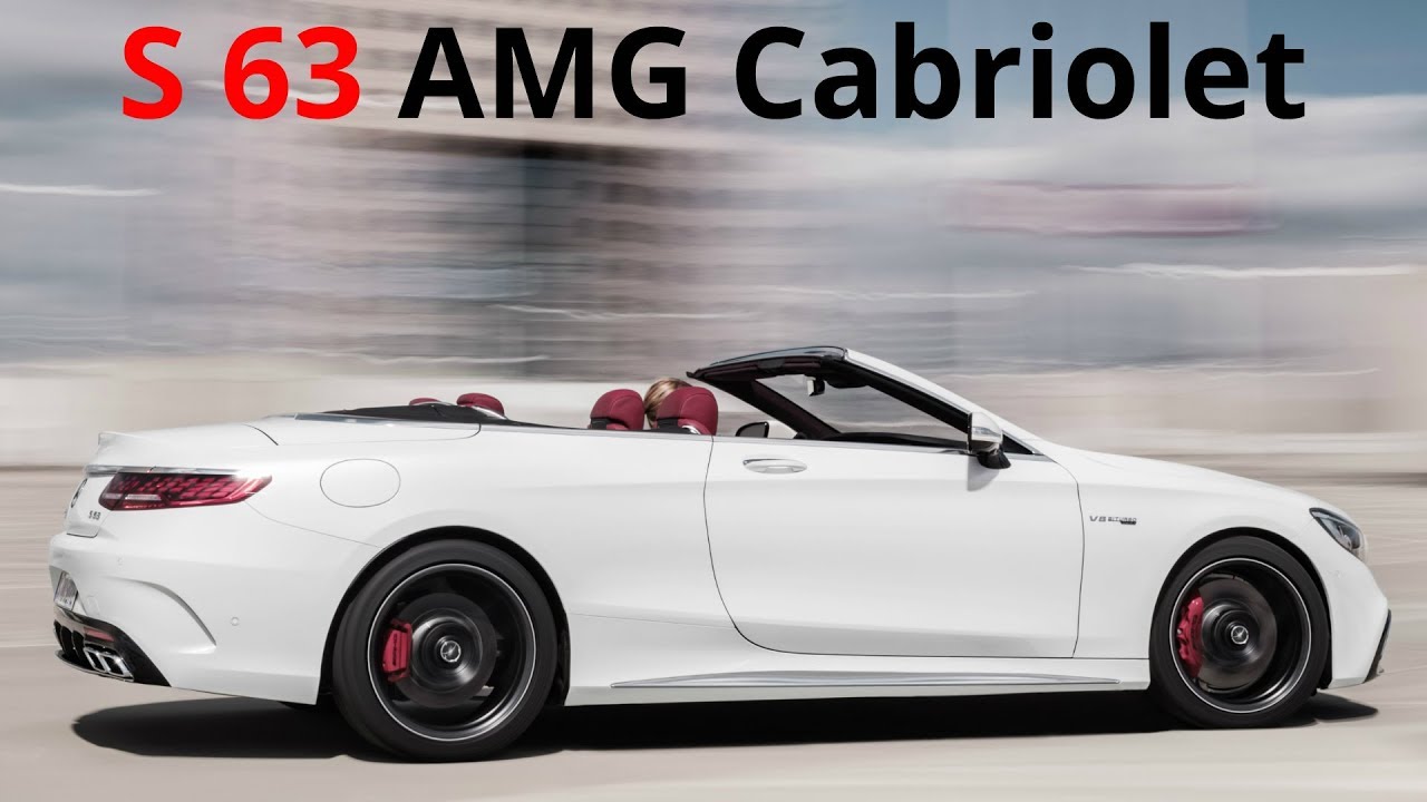 Mercedes S 63 AMG Cabriolet 4MATIC+ - 612 hp Engine Exhaust Sound and Design