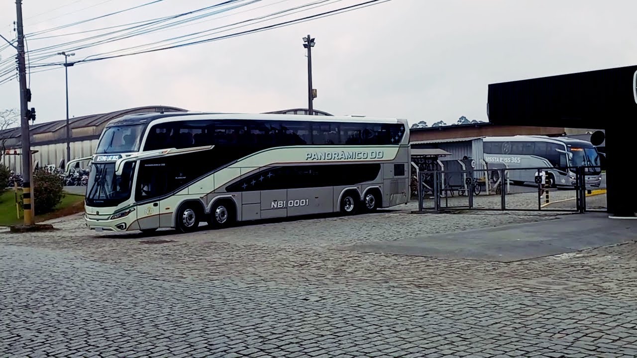 Movimento De Ônibus Na Fábrica Da Busscar Com Lançamento Do DD Panorâmico NB1