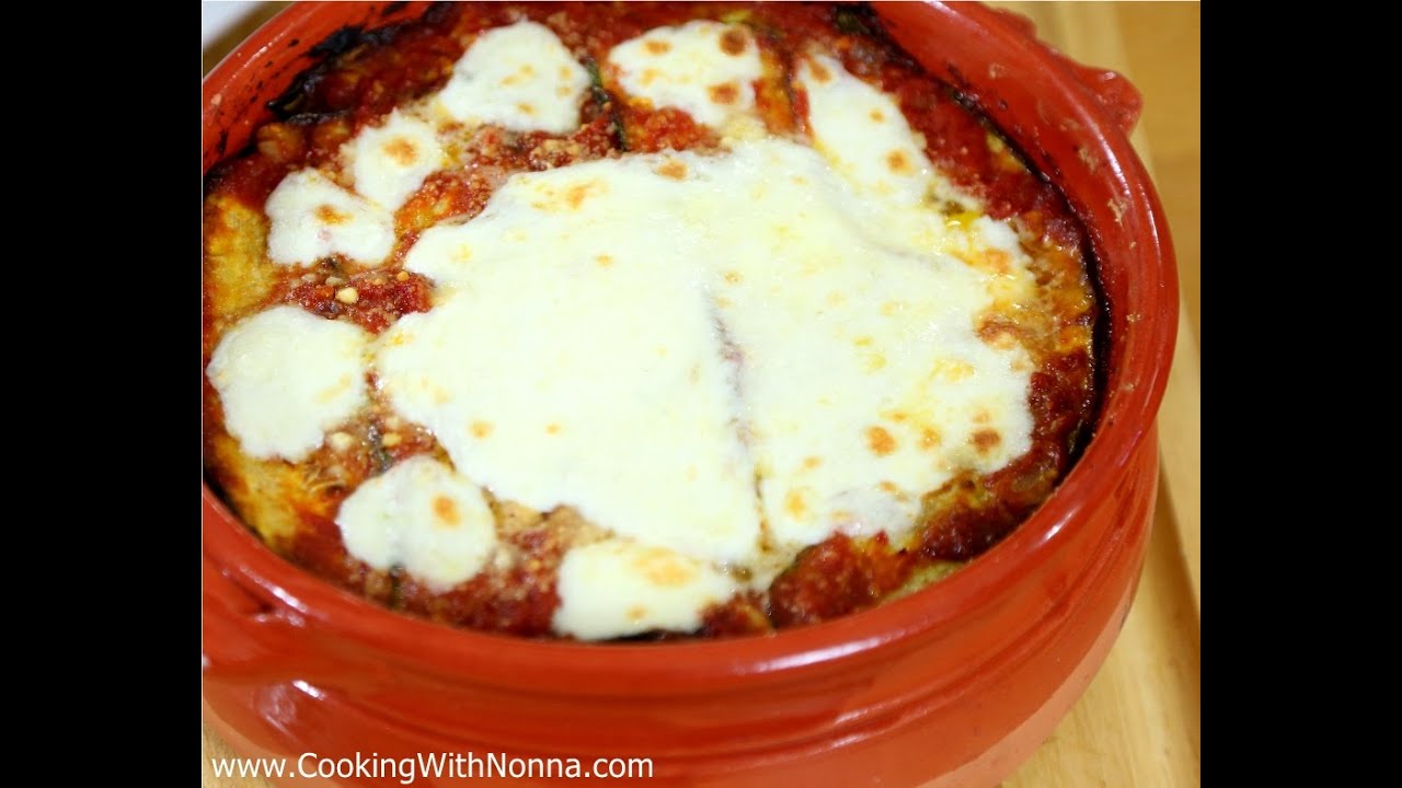 How to make Classic Zucchini Parmigiana - Rossella's Cooking with Nonna