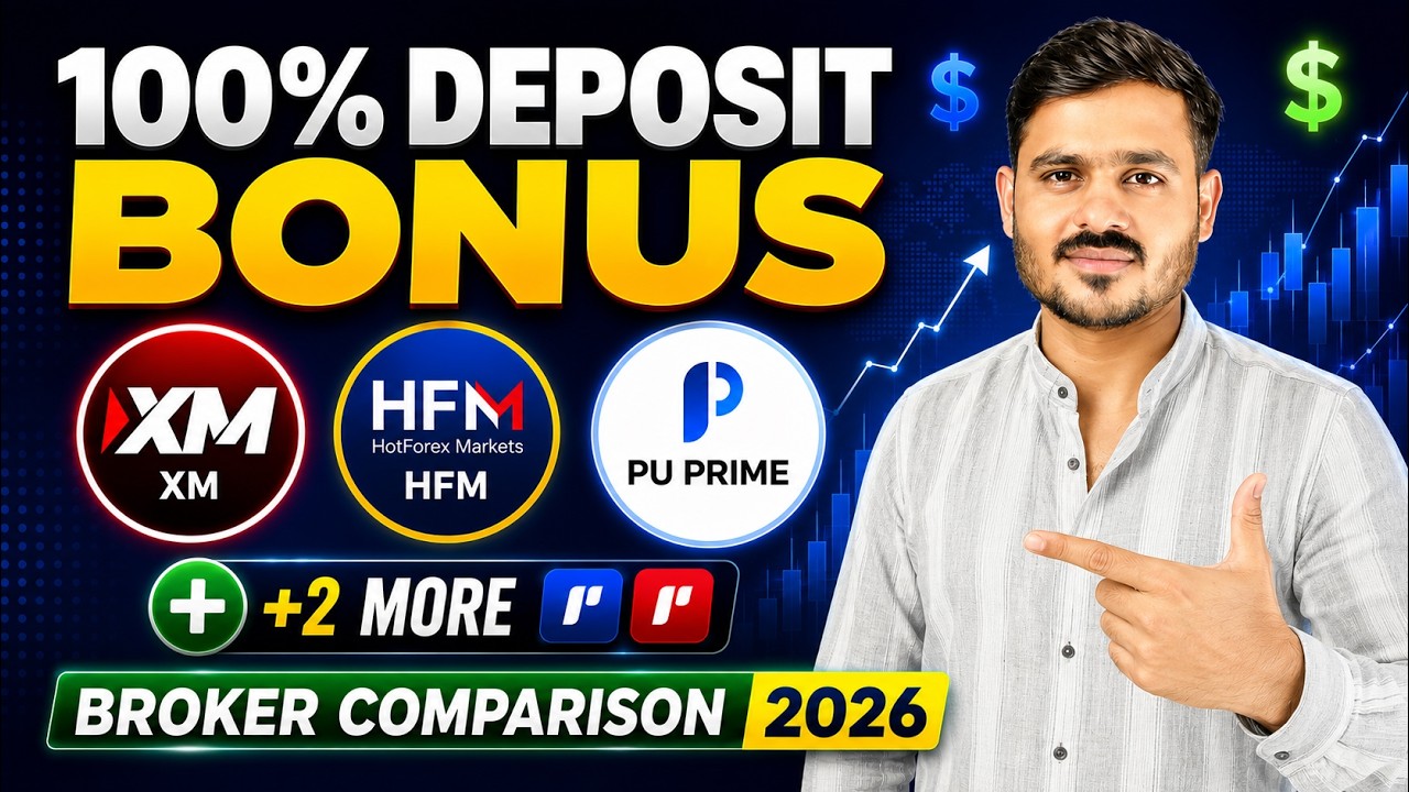 100% Deposit Bonus 2026 | Best Forex Broker Comparison | XM vs HFM vs PU Prime #forextrading