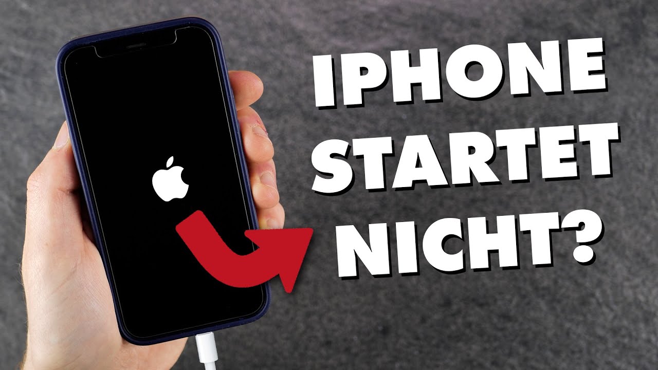 iPhone l&auml;dt nicht, startet nicht oder zeigt nur Apple logo? Diese Tricks helfen SOFORT! (2026)