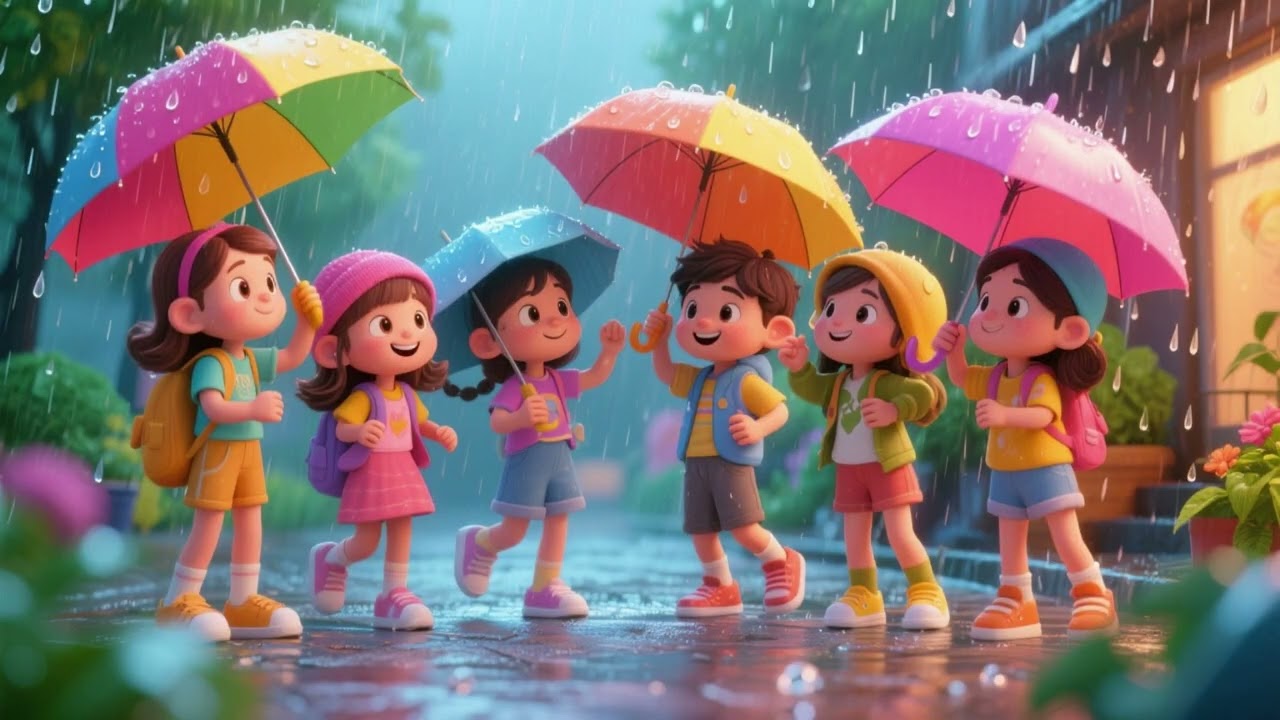 R for Rain in the Afternoon | Alphabet Learning Kids Songs