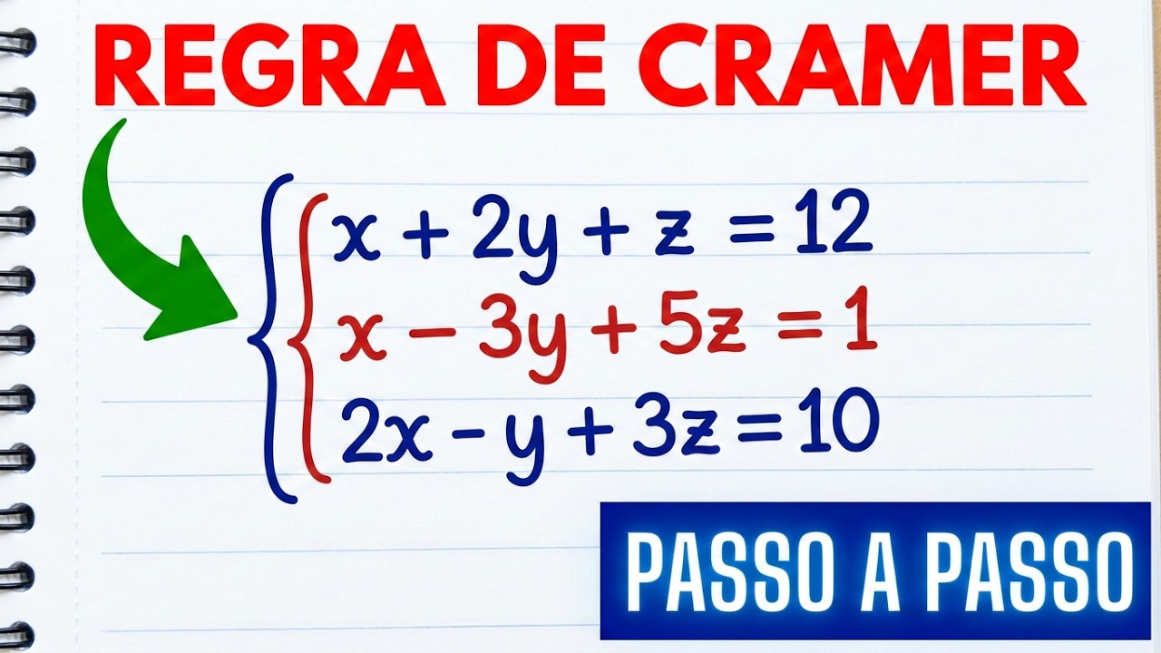 Regra de Cramer 3x3
