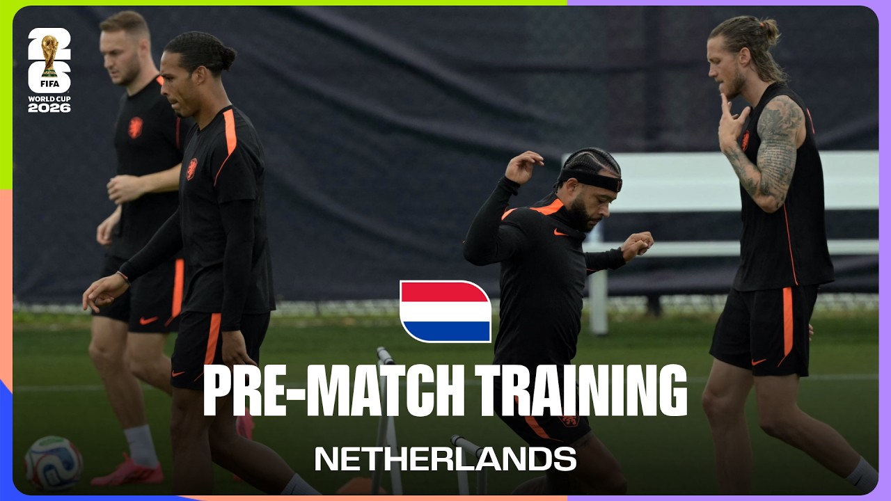 Netherlands Train Before Tunisia | FIFA World Cup 2026&trade;
