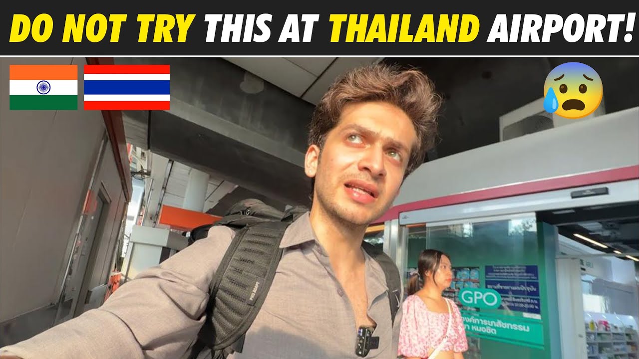 Thailand Airport pe aisa hoga, socha nhi tha!😬| Bangkok to Cambodia🇰🇭 |Yatri Monil |