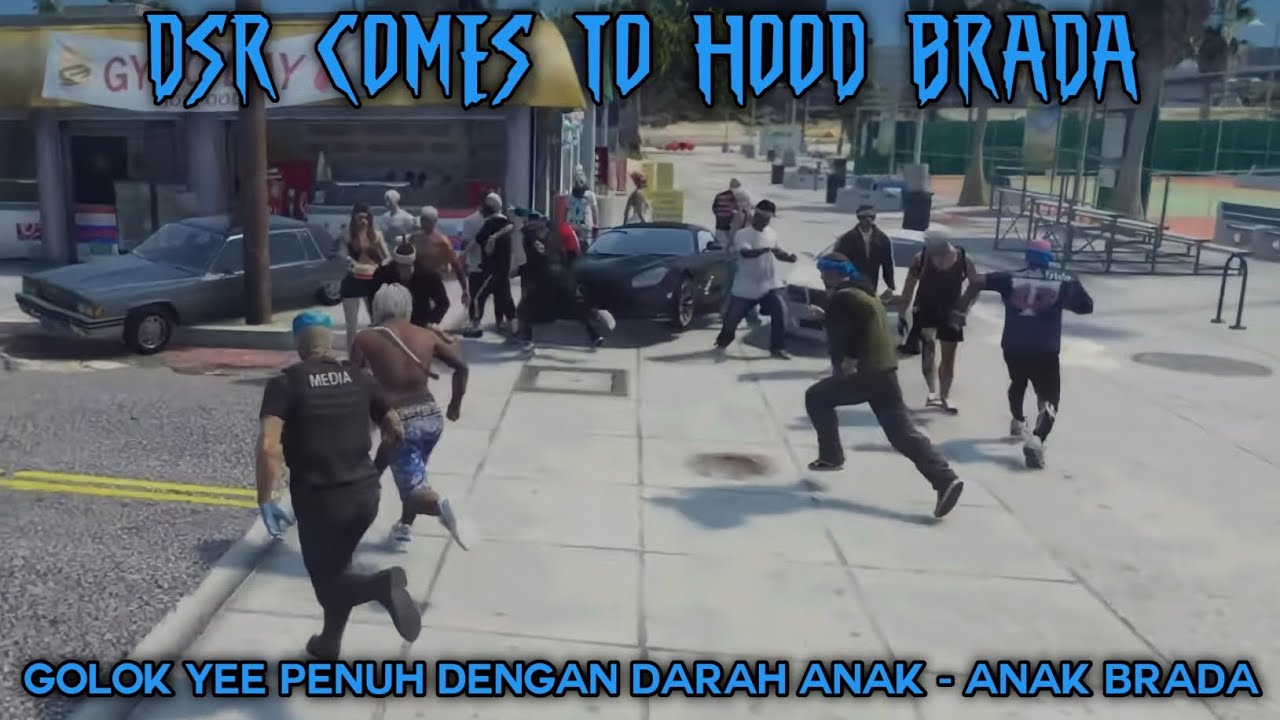 DSR COMES TO HOOD BRADA!!! GOLOK ANAK2 DSR FULL DARAH ANAK BRADA - Executive RP
