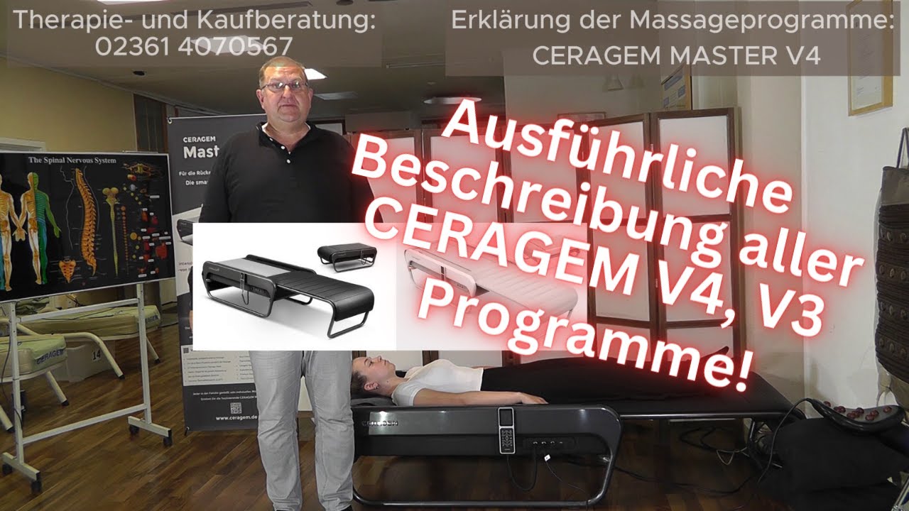 Ausführliche Erklärung der Bedienungsanleitung CERAGEM V4, V3