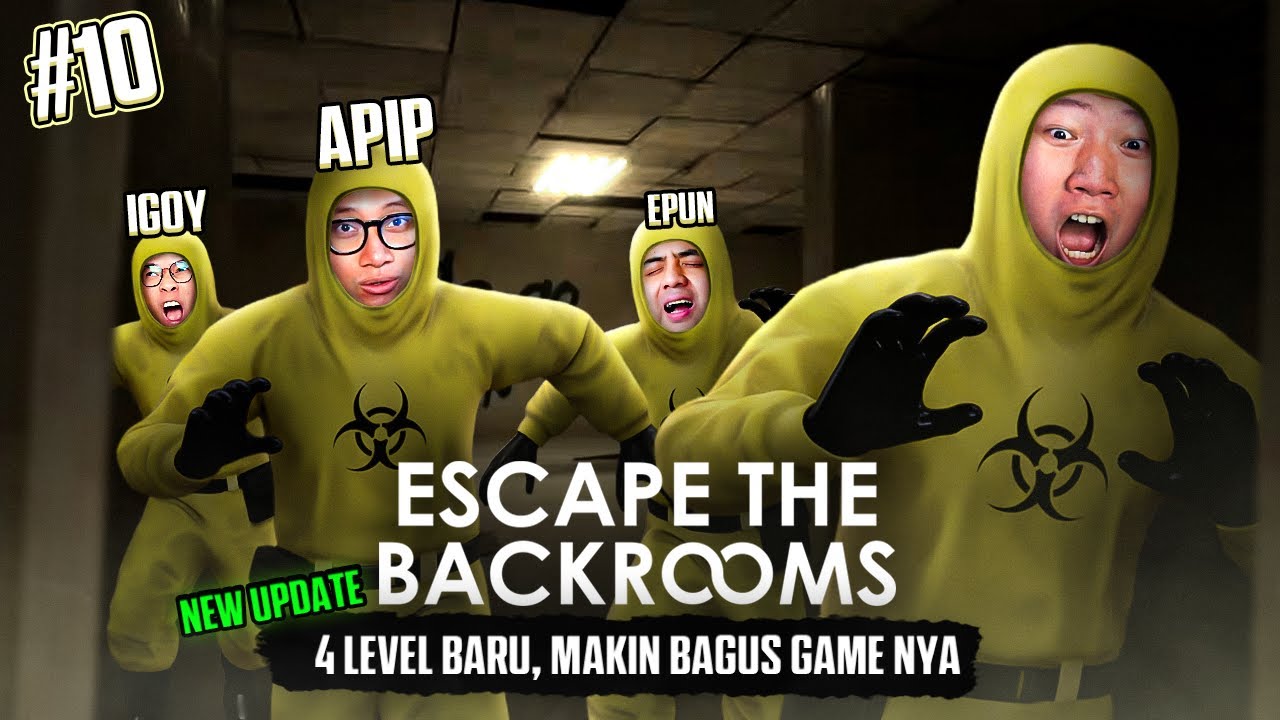 4 LEVEL BARU DI THE BACKROOMS | Escape The Backrooms Part 10