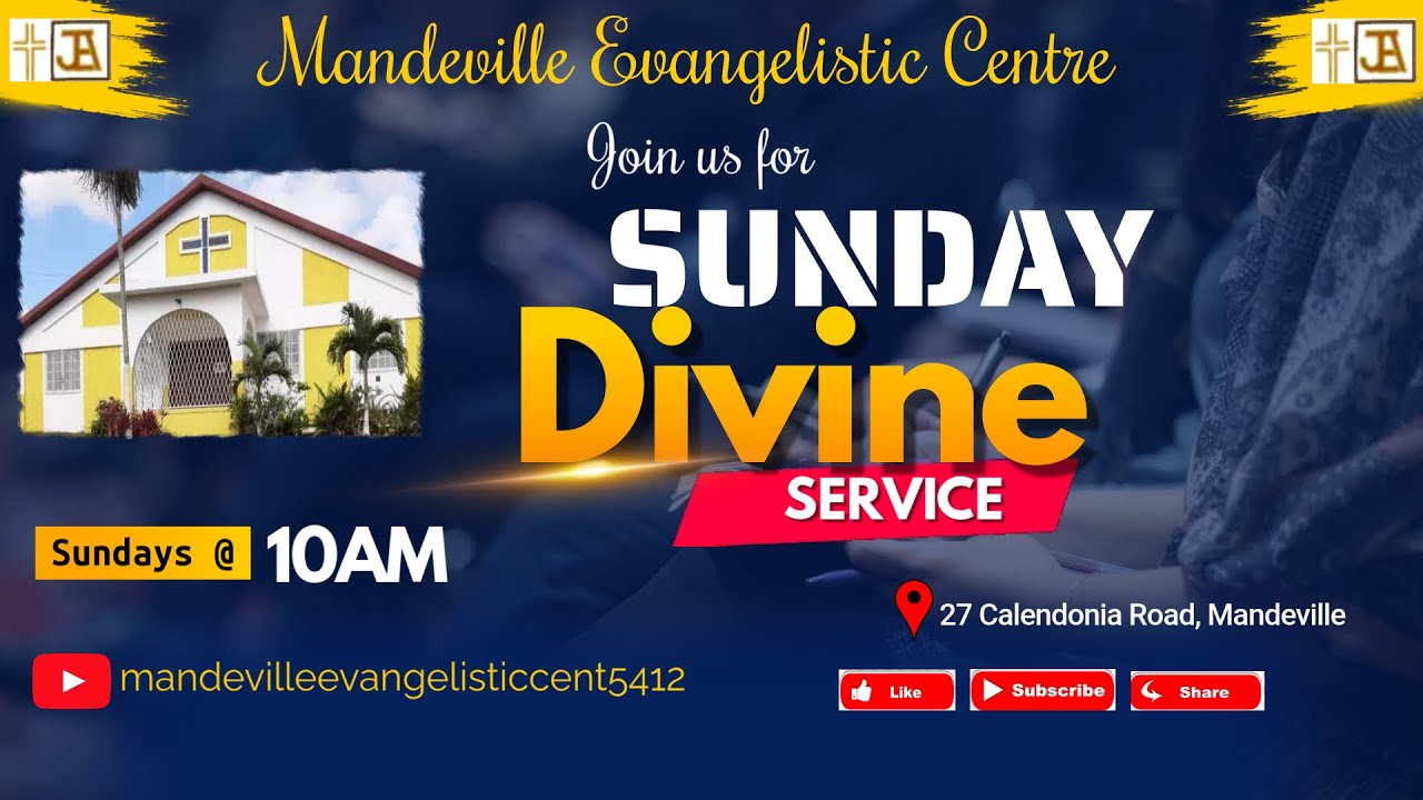 Mandeville Evangelistic Centre Live Stream Youth Sunday Service 11/01/2026