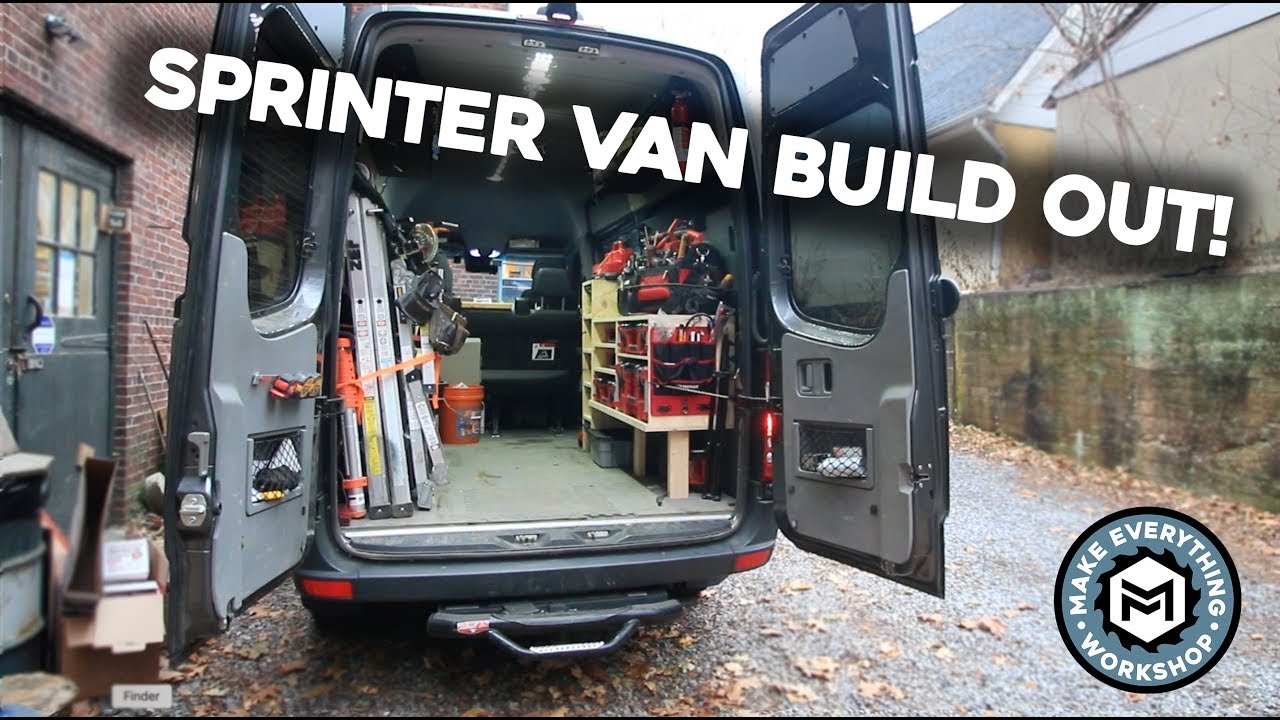Sprinter Van Build Out! (Super Organized)