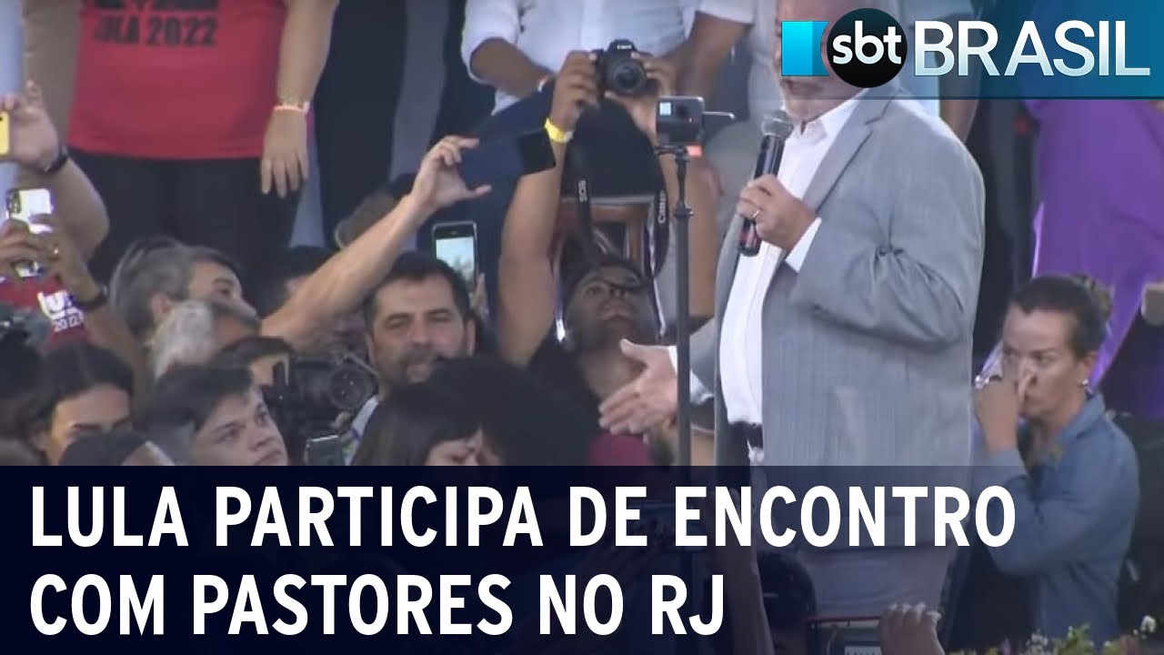 Lula participa de encontro com pastores no Rio de Janeiro | SBT Brasil (09/09/22)