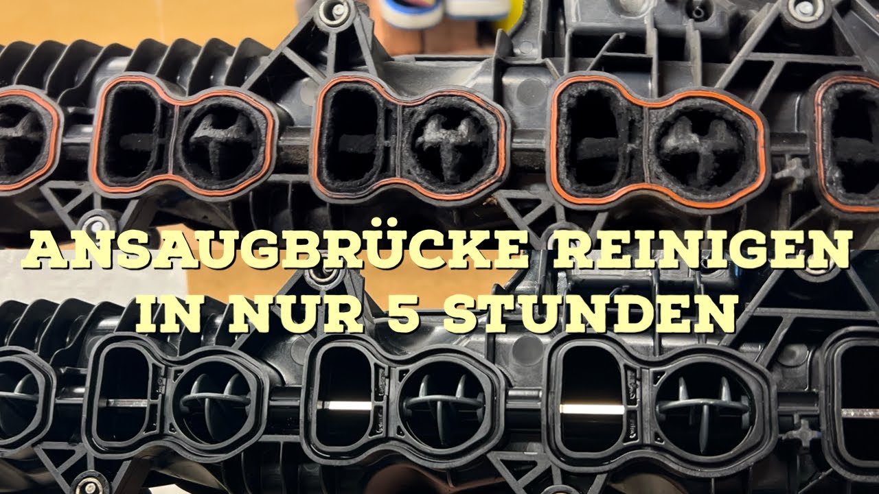 Ansaugbrücke reinigen, aber wie?! Meine 2 Methoden BMW B47 B57 N47 N57 Motor 330d 530d 520d 320d