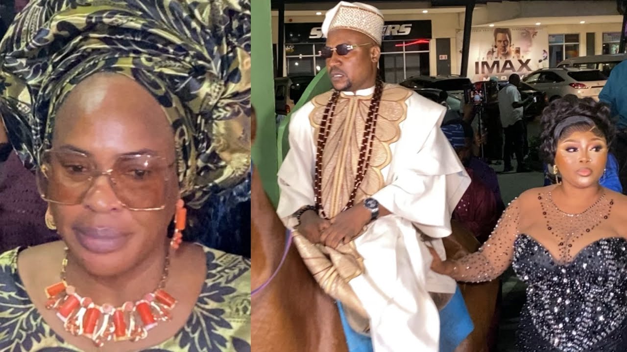 SEE HOW SEGUN OGUNGBE AND HIS WIFE SURPRISE EVERYONE WHILE COMING IN WITH HORSE