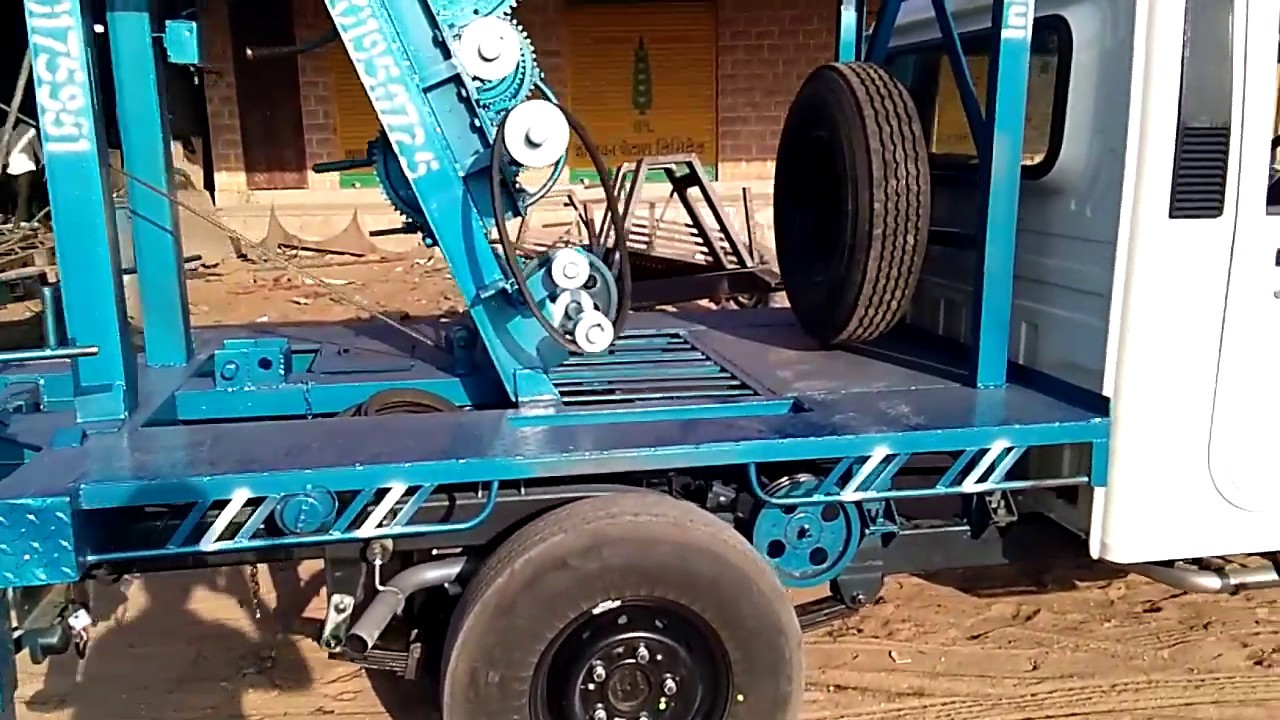 Bolero pickup pe borwell se motor Baal nikalne wali machine 9680292927