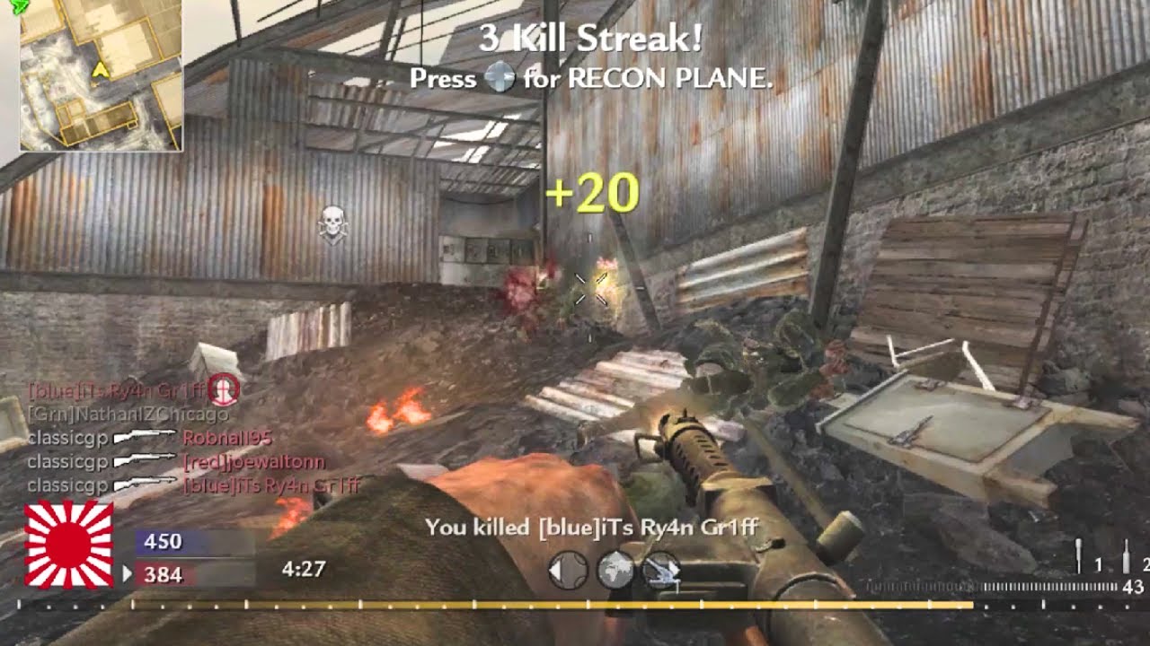 Call of Duty World at War (2008) Multiplayer Gameplay (No Commentary)