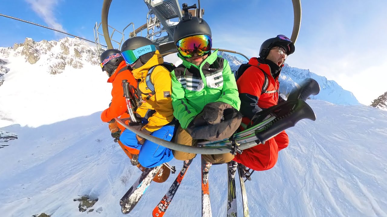 Ski Chamonix January 2023 (Le Brevent) - Insta360 X3