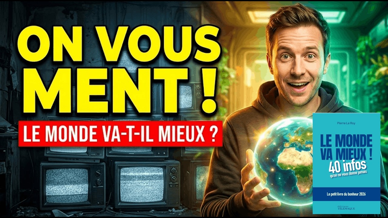 Catastrophes, guerres, climat   et si les médias vous mentaient sur l'état réel du monde ?
