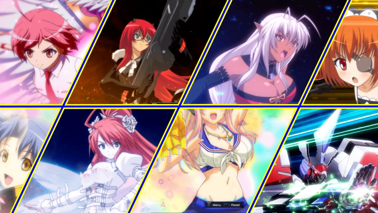 Nitroplus Blasterz: Heroines Infinite Duel [All Super Moves]