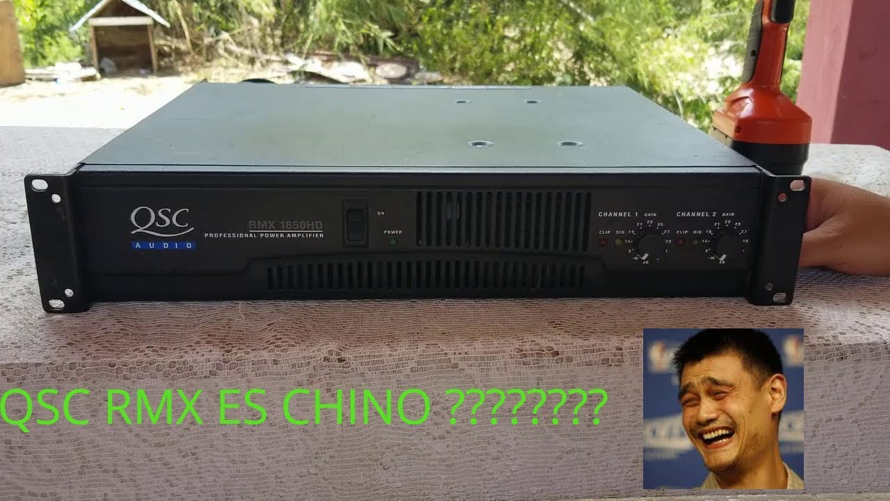 QSC RMX ES CHINO ???????????  (Amplificador  Qsc rmx 1850HD)