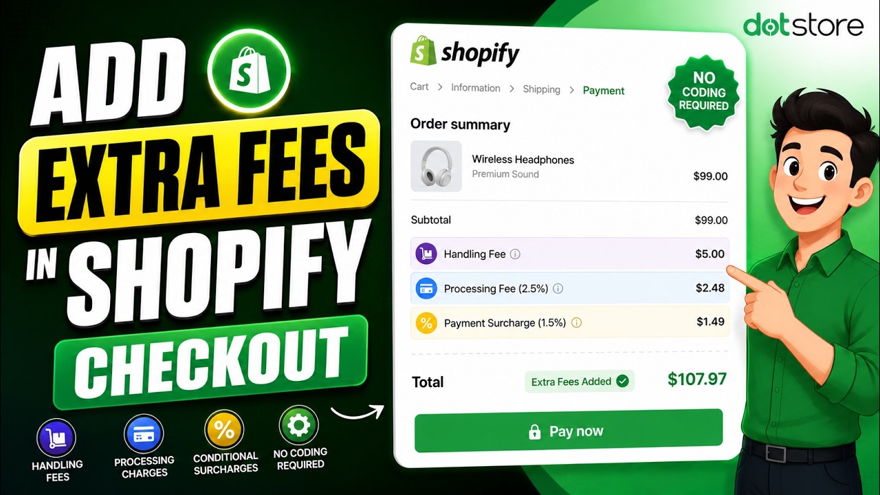 How to Add Extra Fees in Shopify Checkout (Step-by-Step Setup Guide)