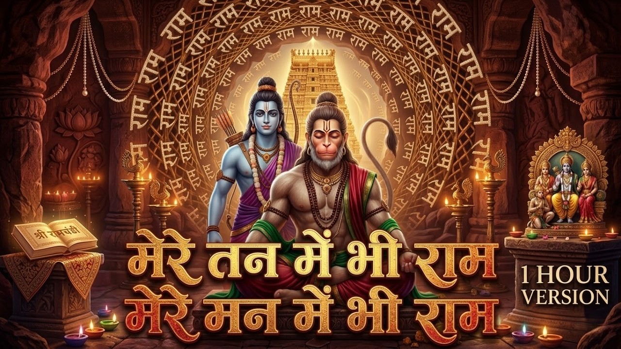 Nonstop मेरे तन में भी राम मेरे मन में भी राम | #Ram Naam Jap Powerful Ram Bhajan | #राम नाम की महिम