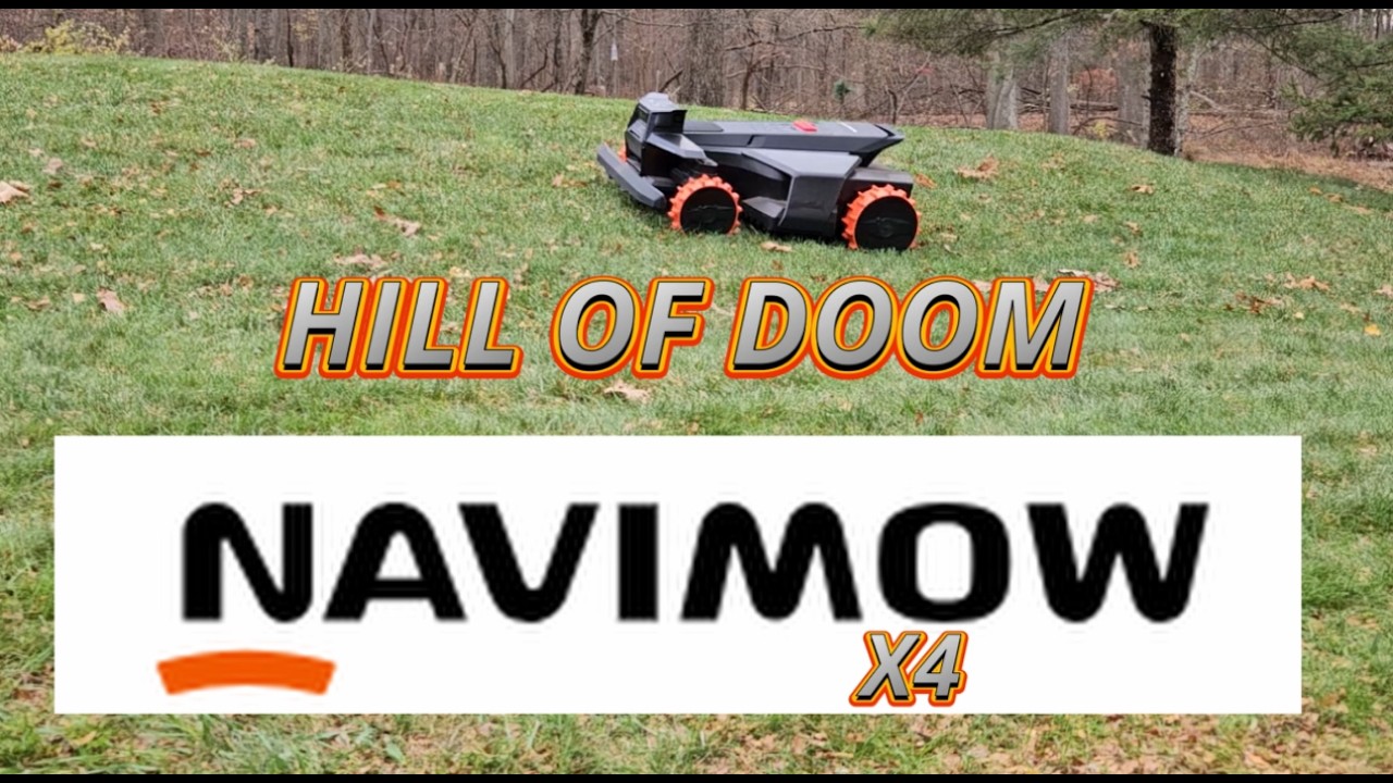 Segway Navimow X4 Beta on the Hill of Doom