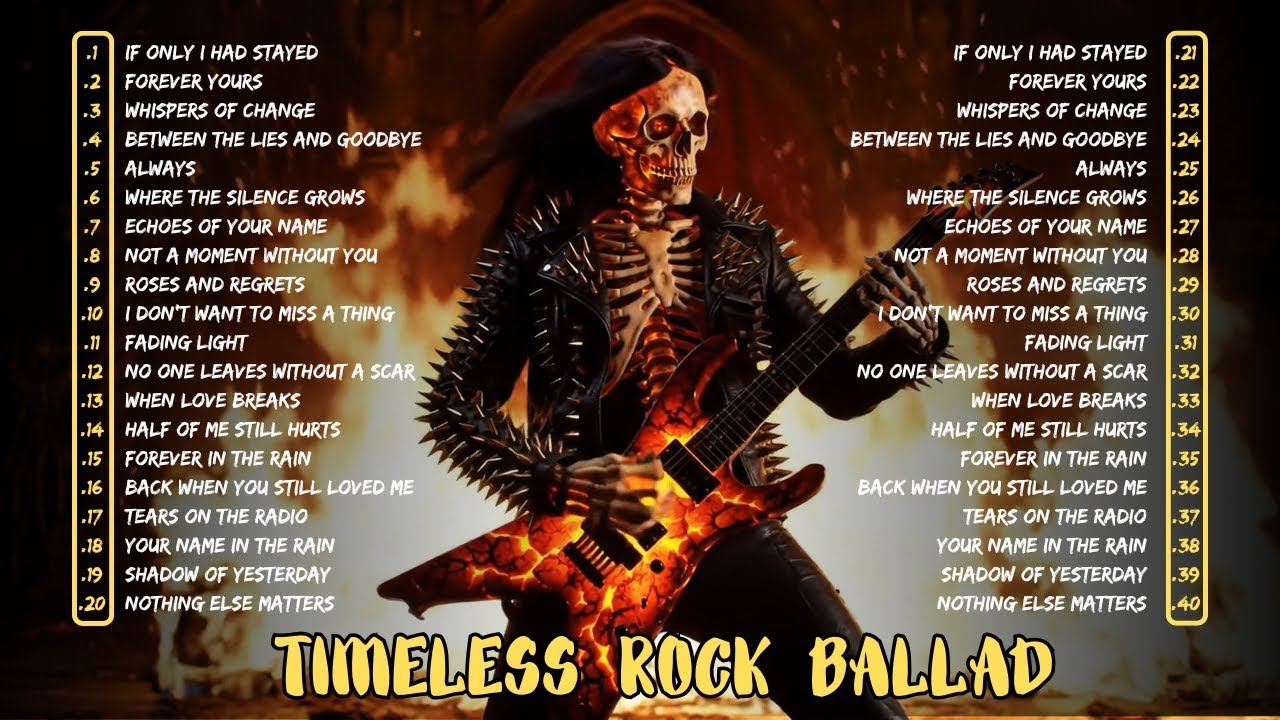 Golden Era Slow Rock Ballads | Classic Love Songs from the 80s and 90s Rock Scene