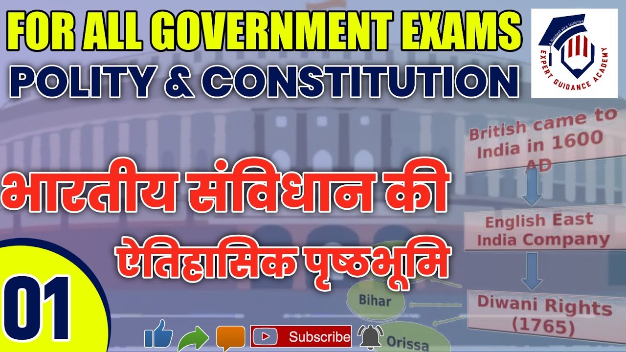 Indian Polity | Stages of Constitutional Development | संविधान के विकास के चरण | Part-1