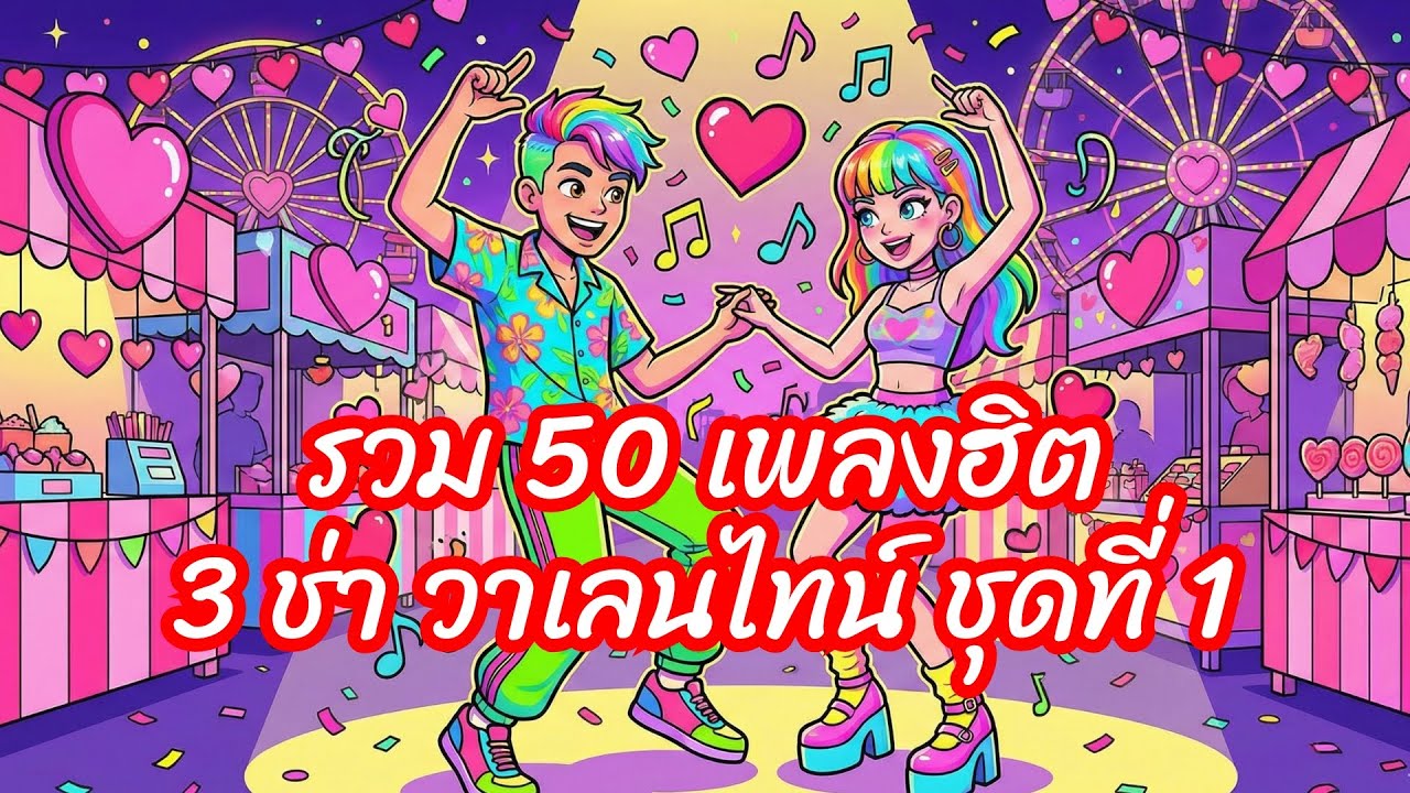 [ชุดที่ 1] รวม 50 เพลงฮิต 3 ช่า วาเลนไทน์  - แดนซ์โจ๊ะๆ มันส์รับวันแห่งความรัก 2026