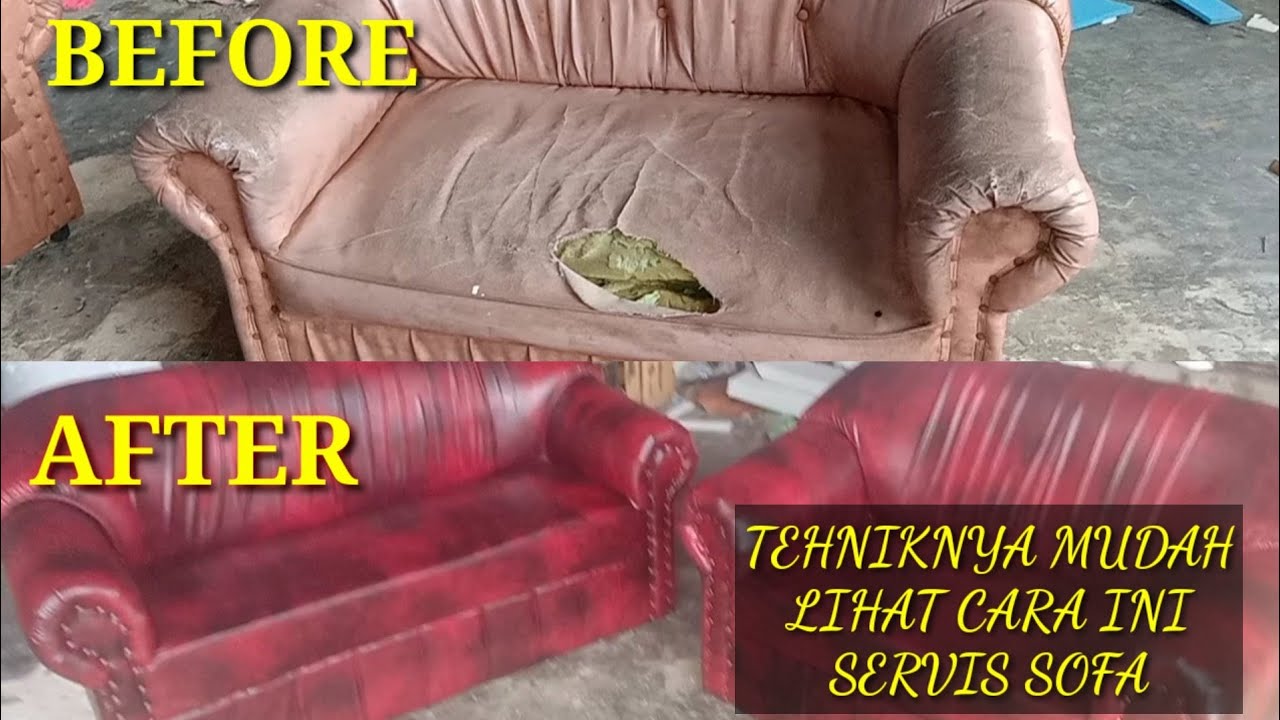 Cara mudah servis Sofa , servis eofa tamu