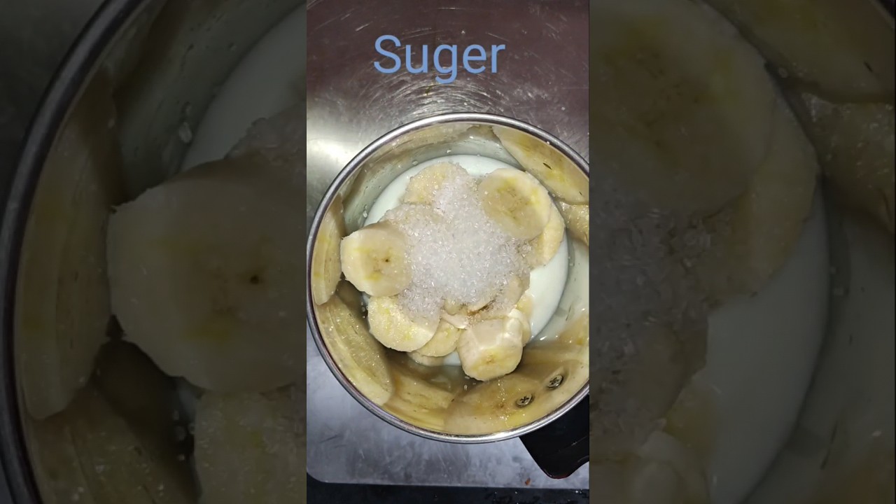 #Banana Milk shake#Banana Juice recipe#Short#Sirihari's#