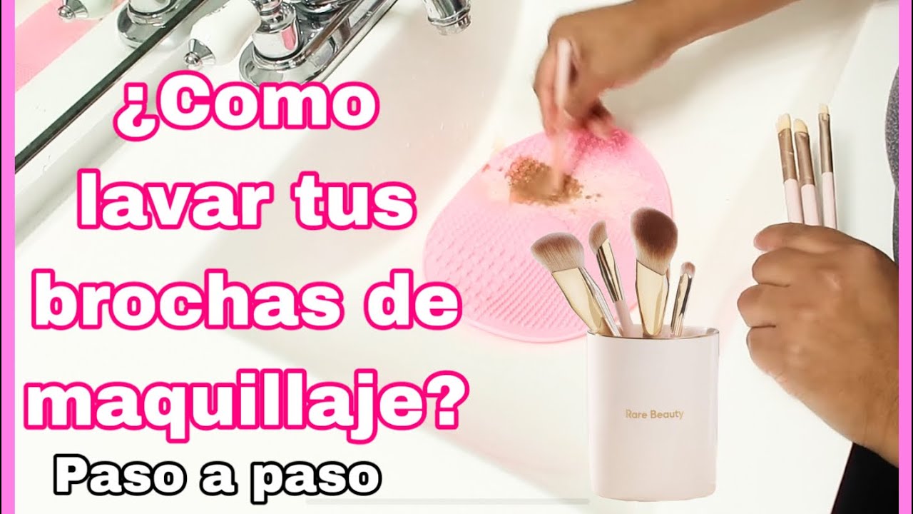 COMO LAVAR LAS BROCHAS DE MAQUILLAJE Y ESPONJAS? como limpiar brochas de maquillaje?