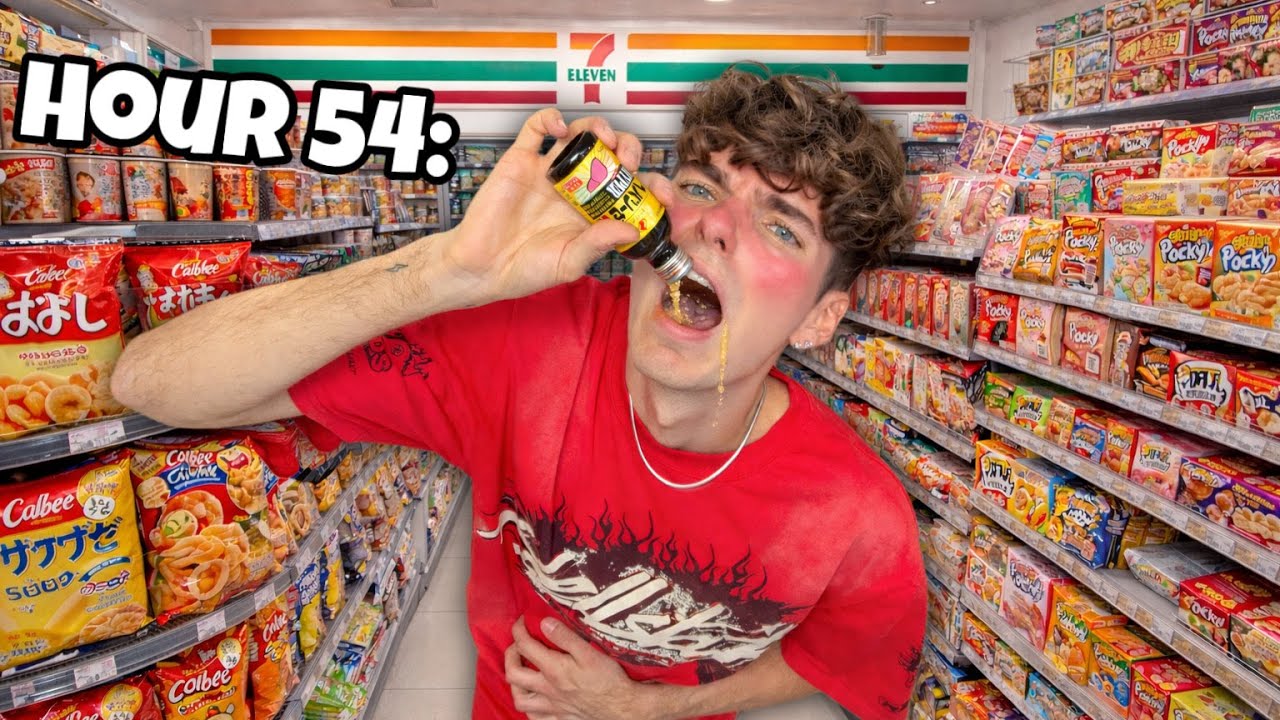I Ate ONLY Convenience Store Food In Japan For 72 Hours!