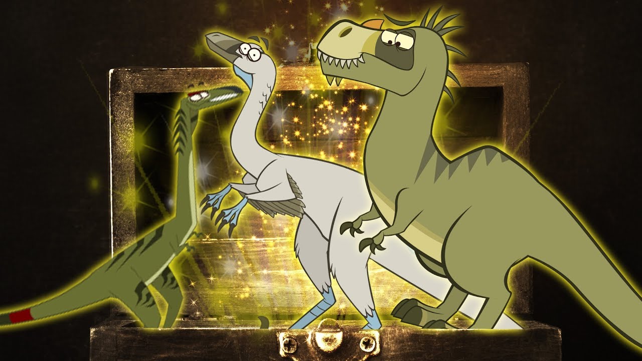 Dinosaur Treasure | Funny Dinosaur Cartoons for Kids | Learn Dinosaur Facts | I'm A Dinosaur!!!