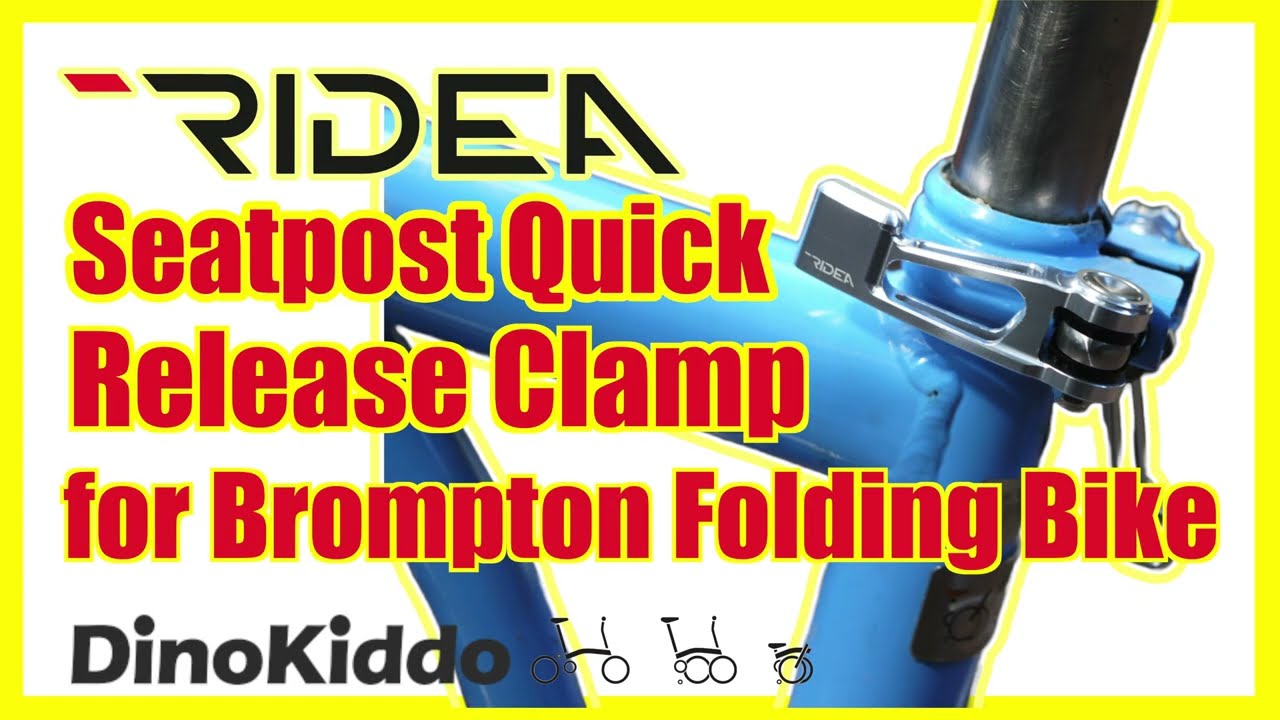 How to assemble Ridea seatpost quick release clamp for Brompton folding bike