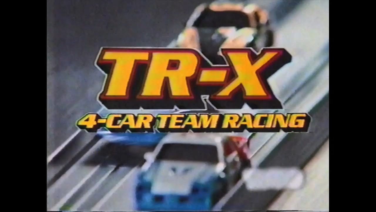 TR-X 4-Car Team Racing (slot cars) by Tyco (