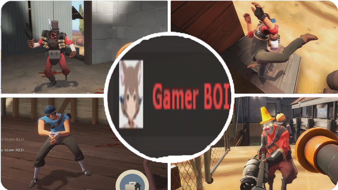 [TF2] Pizza Tuefort - Intro & All Bosses & Ending