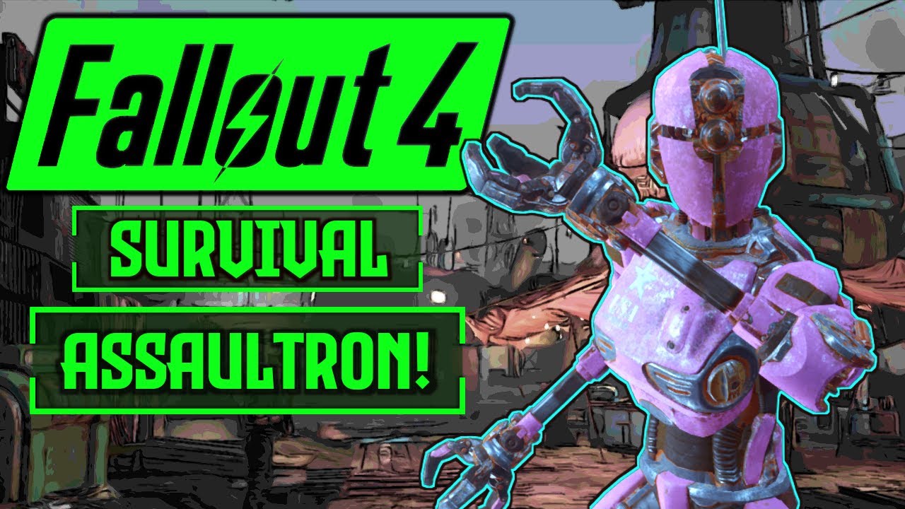 Can I Beat Fallout 4 Survival Difficulty as an Assaultron?! | Fallout 4 Survival Challenge!