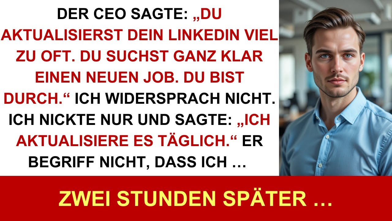 Mein CEO feuerte mich wegen LinkedIn-Posts &ndash; dann sprangen die Investoren ab