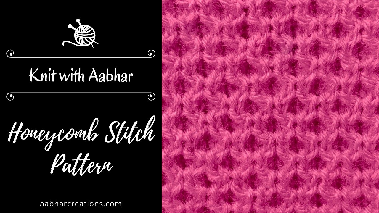 Honeycomb Stitch Knitting Pattern