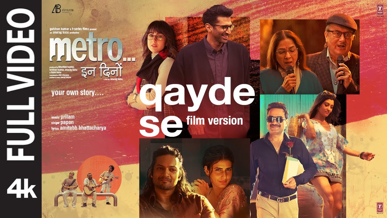 Qayde Se - Film Version (Full Video) | Papon | Metro&hellip;In Dino |Pritam |Amitabh B |Anurag B |Bhushan K