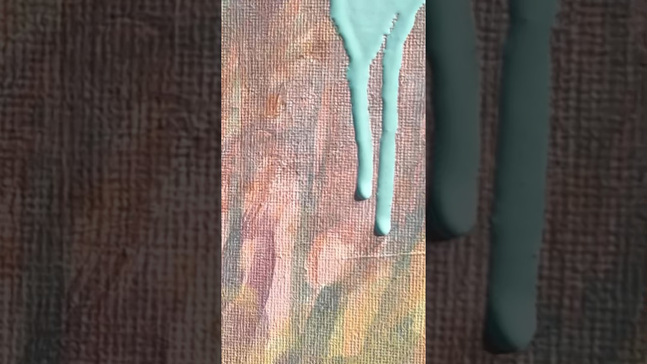 Mixed Media spray paint & pastel layer Part 2. 